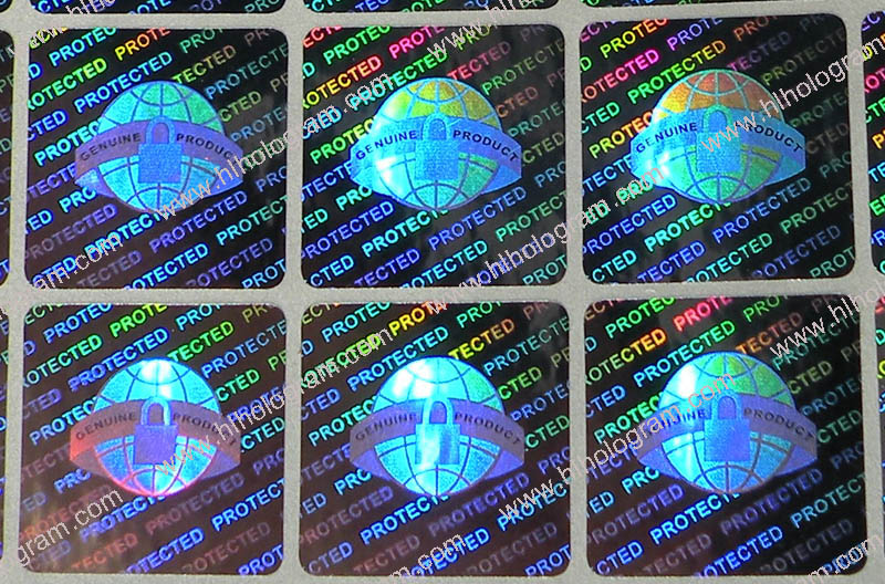 hologram sticker photo